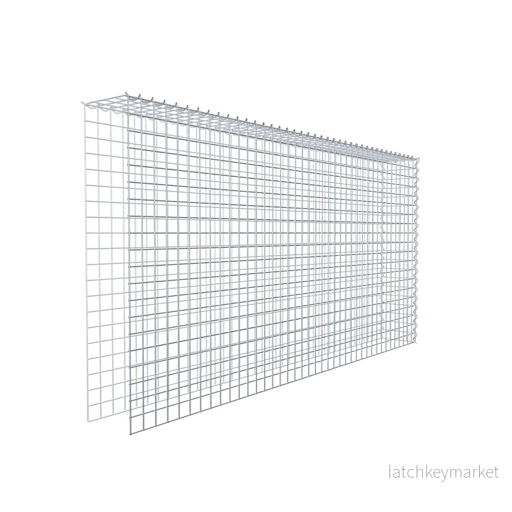 Extra gabion typ 4 200 cm x 100 cm x 20 cm (L x H x D), maskstorlek 5 cm x 5 cm, spiral - Bild 3