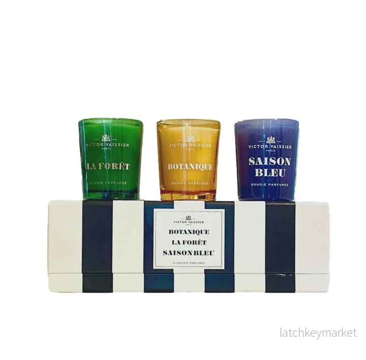Doftljus 3 set Victor Vaissier small Doftljus Presentförpackning