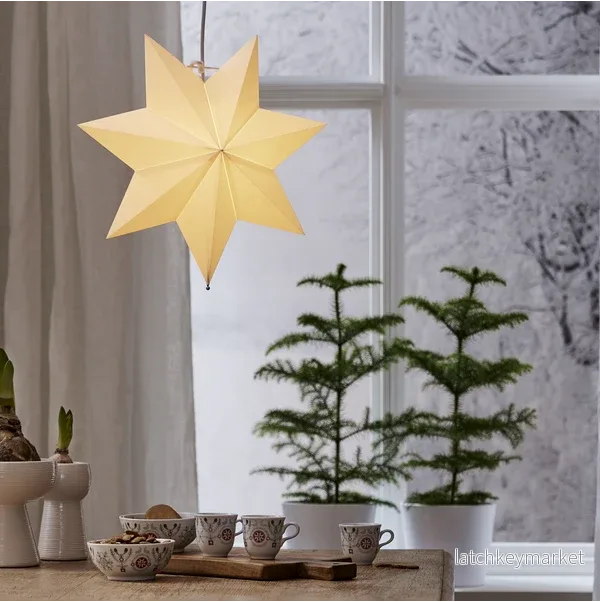 Adventsstjärna Pappersstjärna Polar 40 cm vit Adventsstjärna Pappersstjärna Polar 40 cm vit
