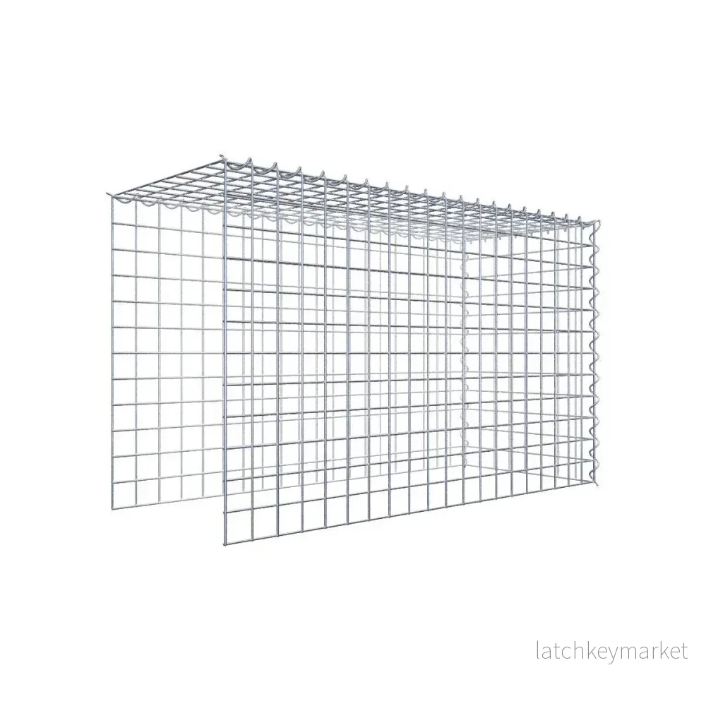 Extra gabion typ 4 100 cm x 60 cm x 40 cm (L x H x D), maskstorlek 5 cm x 5 cm, spiral Extra gabion typ 4 100 cm x 60 cm x 40 cm (L x H x D), maskstorlek 5 cm x 5 cm, spiral