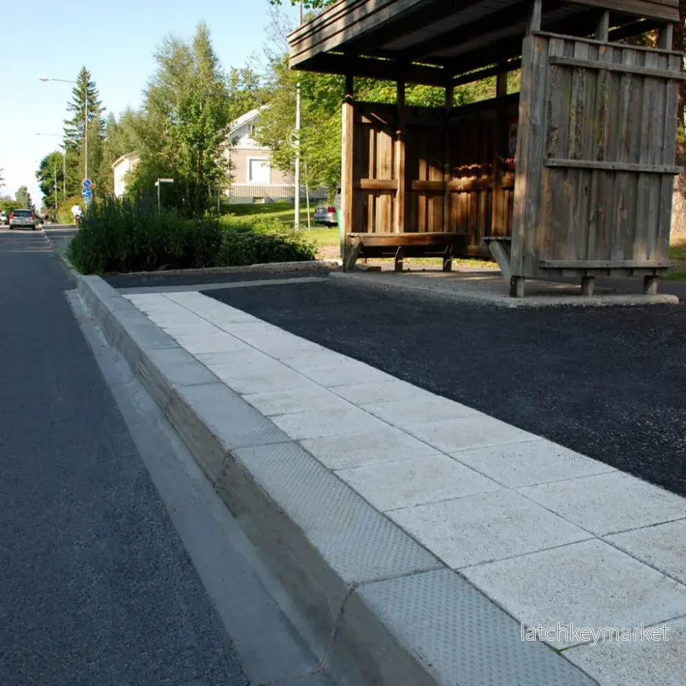 Busshållplatskantstöd Anslut Gatkant Höger - Bild 3