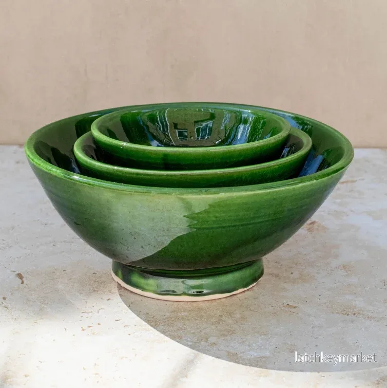 Tazekka Görn Moroccan Ceramic Bowl - tre storlekar - Bild 3