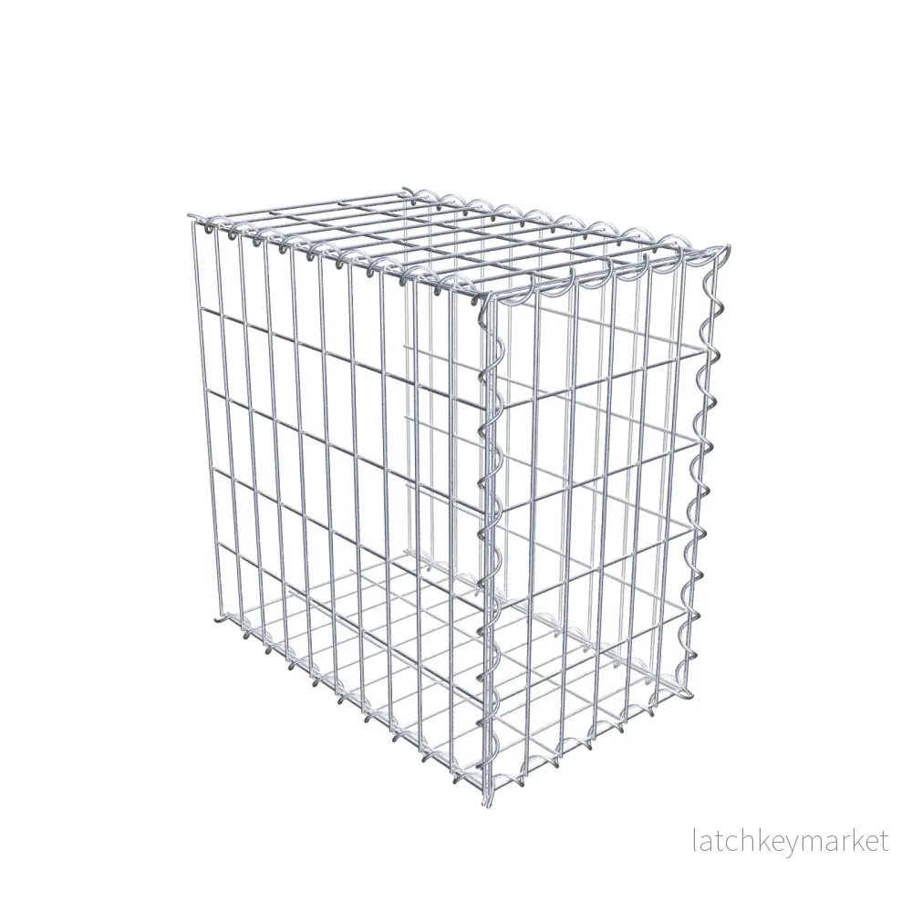 Påväxt gabion typ 2 50 cm x 50 cm x 30 cm (L x H x D), maskstorlek 5 cm x 10 cm, spiral Påväxt gabion typ 2 50 cm x 50 cm x 30 cm (L x H x D), maskstorlek 5 cm x 10 cm, spiral