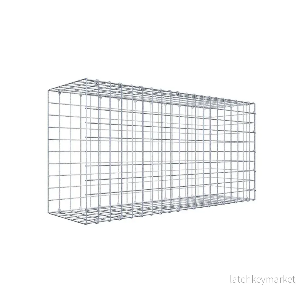 Fästbar gabion typ 2 100 cm x 50 cm x 30 cm (L x H x D), maskstorlek 5 cm x 5 cm, C-ring Fästbar gabion typ 2 100 cm x 50 cm x 30 cm (L x H x D), maskstorlek 5 cm x 5 cm, C-ring