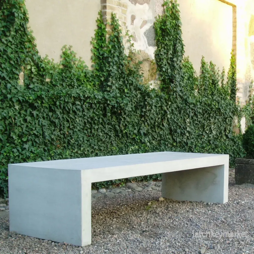 Bergen Bänk Grå 1800x650x450 Bergen Bänk Grå 1800x650x450