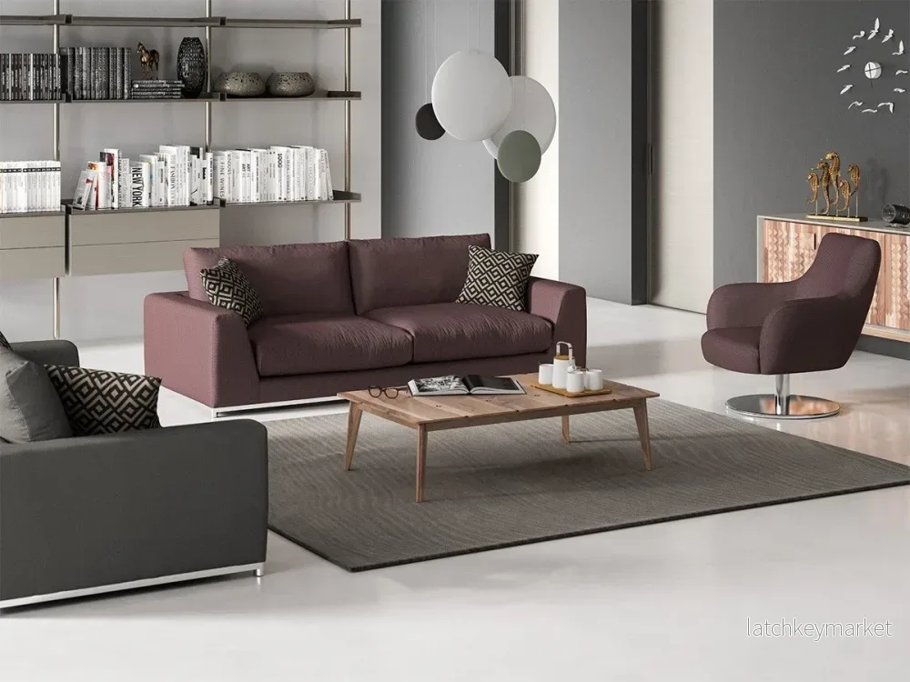 1️⃣5️⃣ DUBAI HemPaket (Soffgrupp 3+3+1 / 3+2+1 – TV-bänk med överdel – Soffbord – Säng med förvaring) - Bild 3