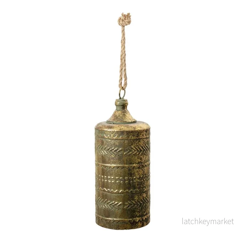 Utomhus Dekoration Vintage dörrklocka Metall Koppar Ø 13×31 cm REA Utomhus Dekoration Vintage dörrklocka Metall Koppar Ø 13×31 cm REA
