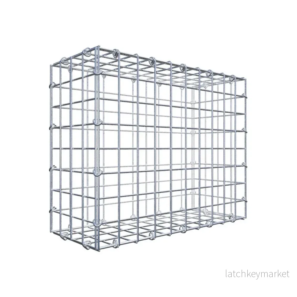 Gabion 50 cm x 40 cm x 20 cm (L x H x D), maskstorlek 5 cm x 5 cm, C-ring Gabion 50 cm x 40 cm x 20 cm (L x H x D), maskstorlek 5 cm x 5 cm, C-ring