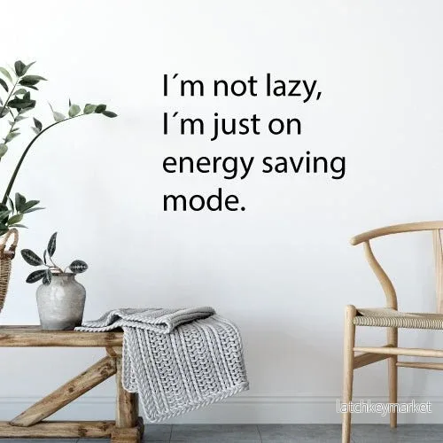 Väggord Energy saving mode Väggord Energy saving mode