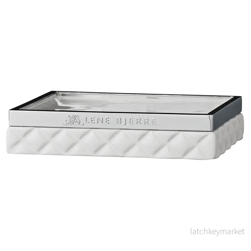 Portia tvålfat H3XL13XB10 cm. vit Portia tvålfat H3XL13XB10 cm. vit