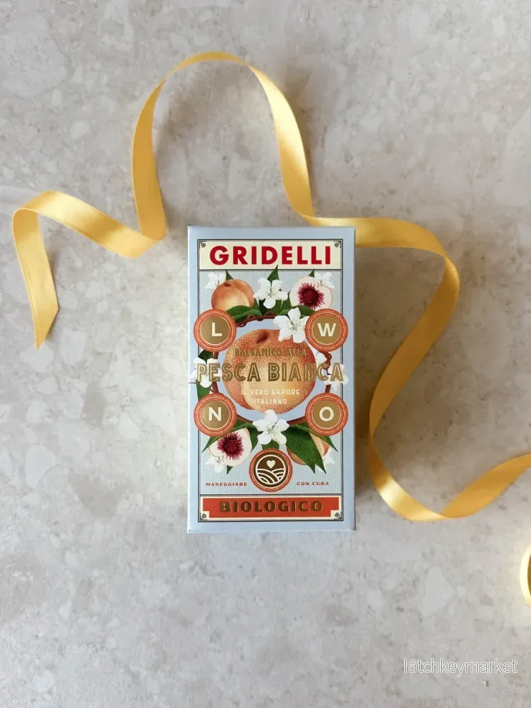 Gridelli Balsamico Pesca Bianca EKO, 250 ml - Bild 3
