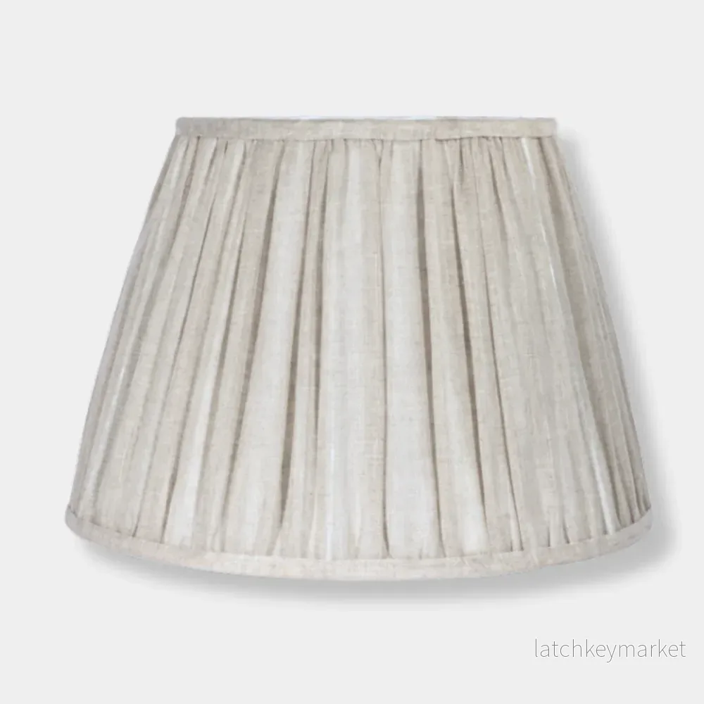 Lampskärm Karin Veckad Natur D35 cm Alde & Lind Lampskärm Karin Veckad Natur D35 cm Alde & Lind