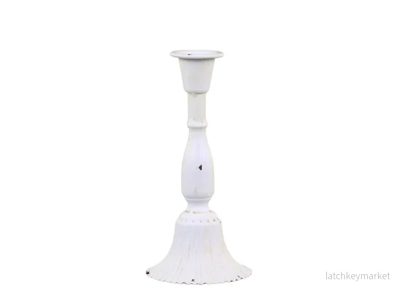 Ljusstake H20,5/Ø10 cm antik creme 1 st REA Ljusstake H20,5/Ø10 cm antik creme 1 st REA