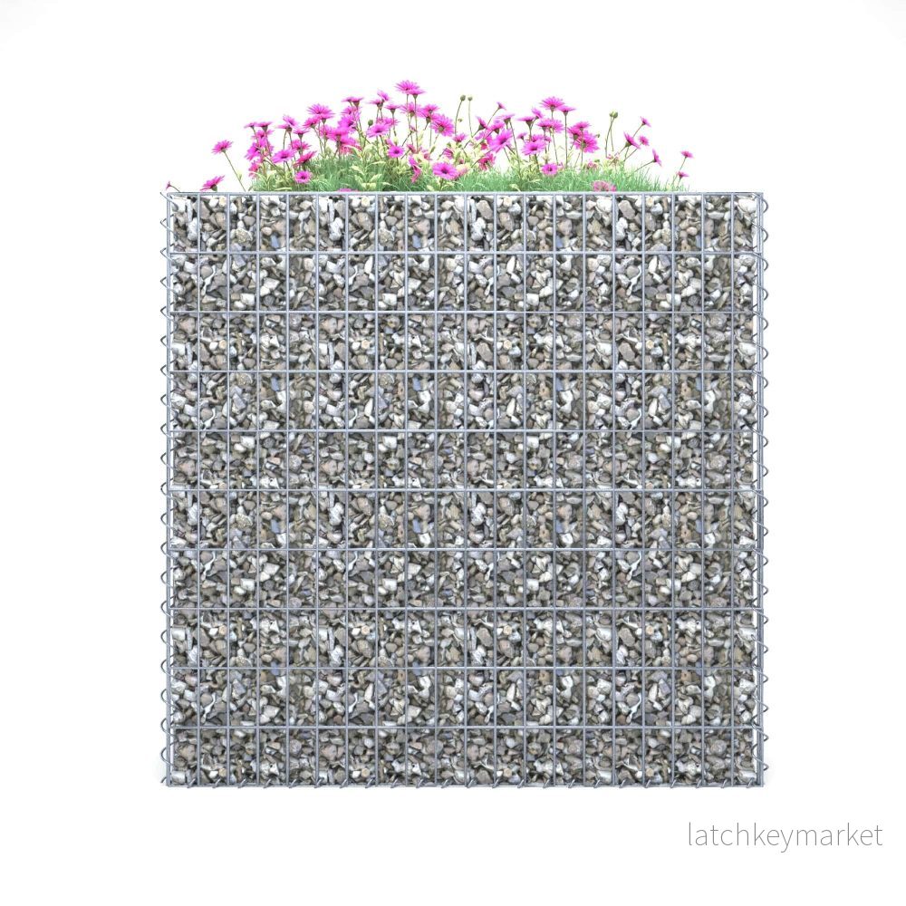 Högbädd, fyrkantig 100 cm x 100 cm x 60 cm (L x H x D), maskstorlek 5 x 10 cm, väggtjocklek 10 cm - Bild 2