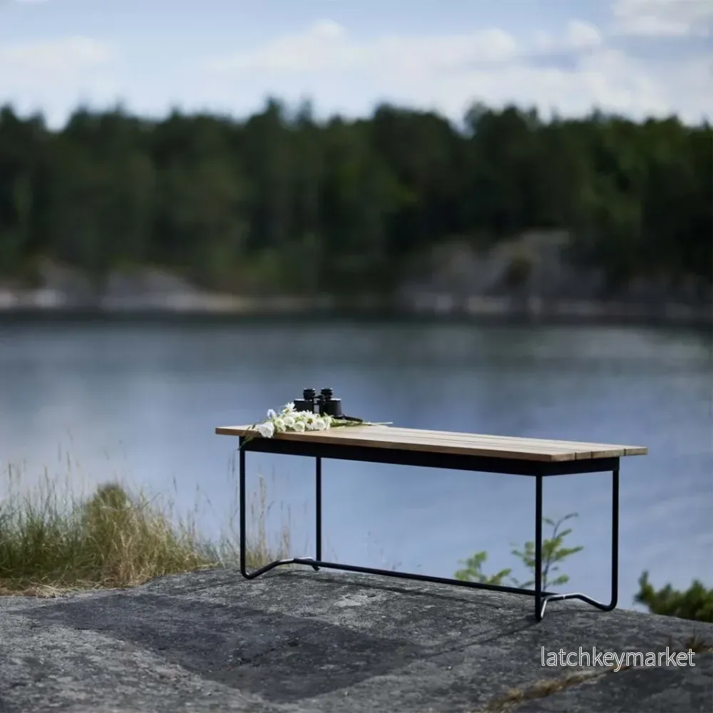 Grinda Bänk - Teak - Bild 3