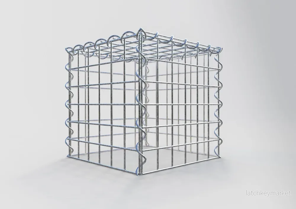Extra gabion typ 3 30 cm x 30 cm x 30 cm (L x H x D), maskstorlek 5 cm x 5 cm, spiral - Bild 2