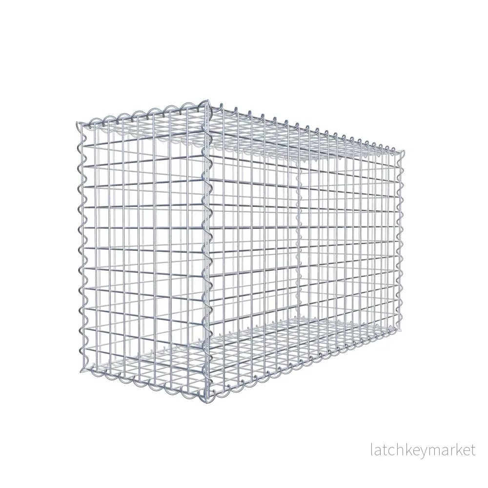 Gabion 100 cm x 60 cm x 40 cm (L x H x D), maskstorlek 5 cm x 5 cm, spiral Gabion 100 cm x 60 cm x 40 cm (L x H x D), maskstorlek 5 cm x 5 cm, spiral