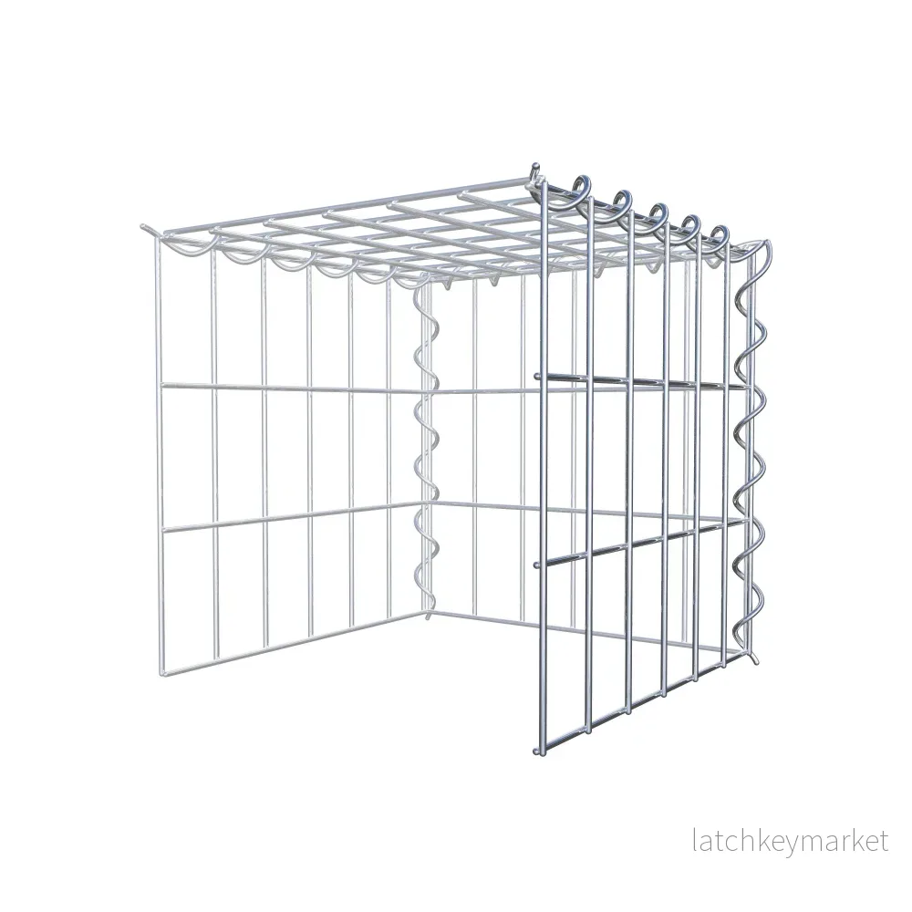 Påväxt gabion typ 4 30 cm x 30 cm x 30 cm (L x H x D), maskstorlek 5 cm x 10 cm, spiral - Bild 3
