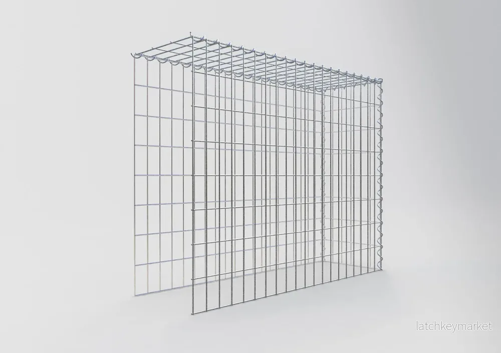 Påväxt gabion typ 4 100 cm x 80 cm x 30 cm (L x H x D), maskstorlek 5 cm x 10 cm, spiral - Bild 2