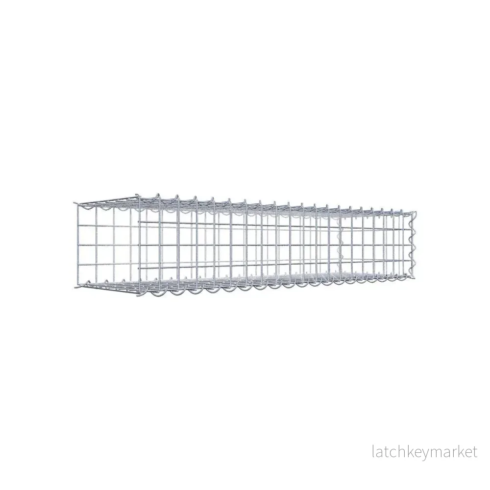Extra gabion typ 2 100 cm x 20 cm x 30 cm (L x H x D), maskstorlek 5 cm x 5 cm, spiral Extra gabion typ 2 100 cm x 20 cm x 30 cm (L x H x D), maskstorlek 5 cm x 5 cm, spiral