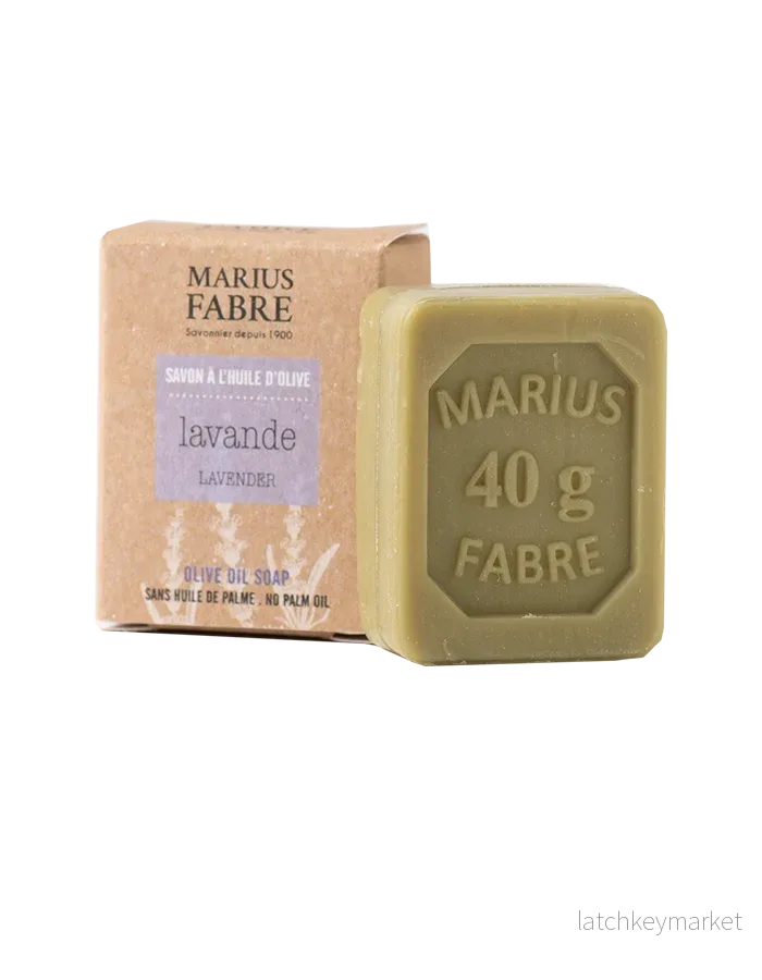 Marius Fabre Mini Olive Oil Soap Lavender 40g Marius Fabre Mini Olive Oil Soap Lavender 40g