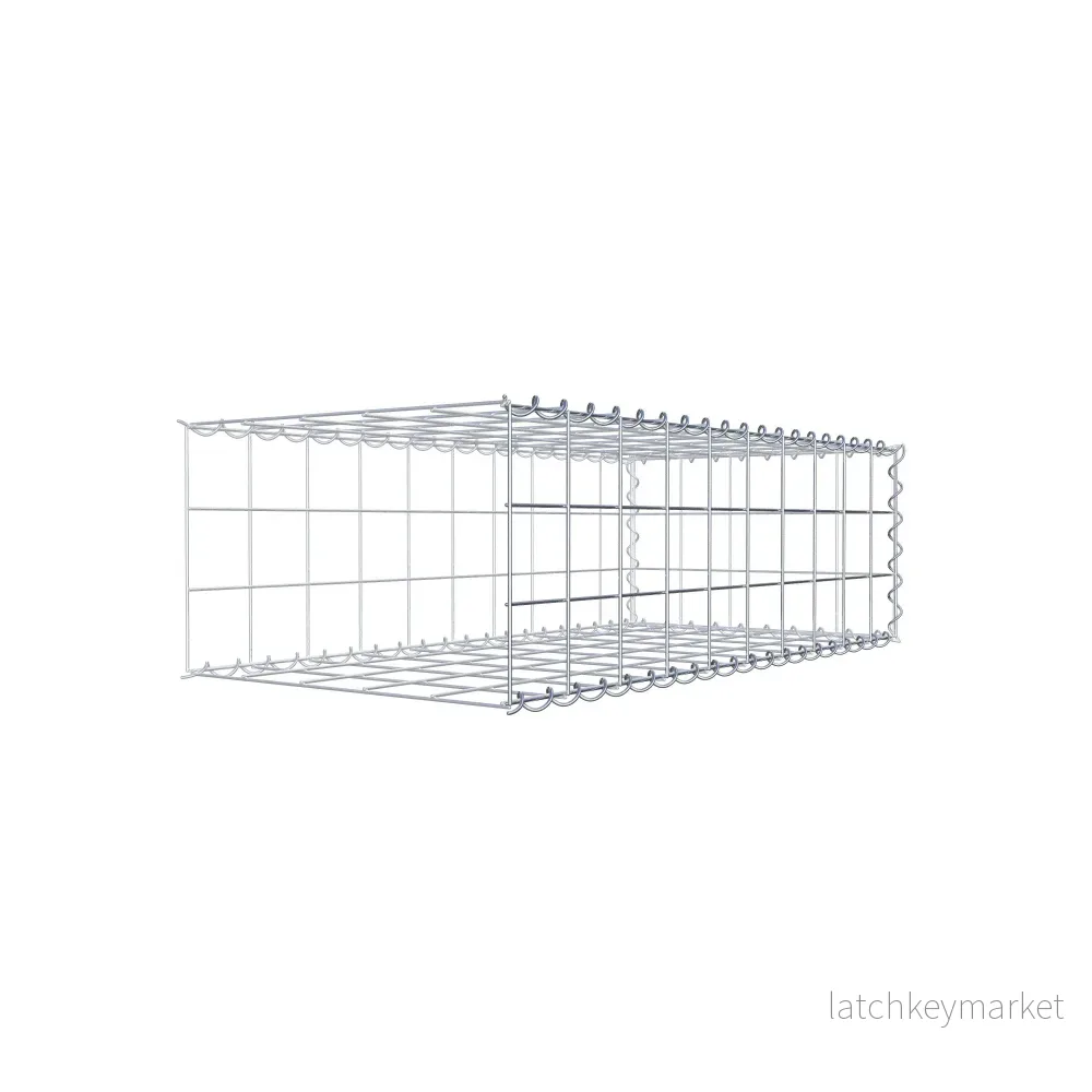 Extra gabion typ 2 100 cm x 30 cm x 50 cm (L x H x D), maskstorlek 10 cm x 10 cm, spiral - Bild 3