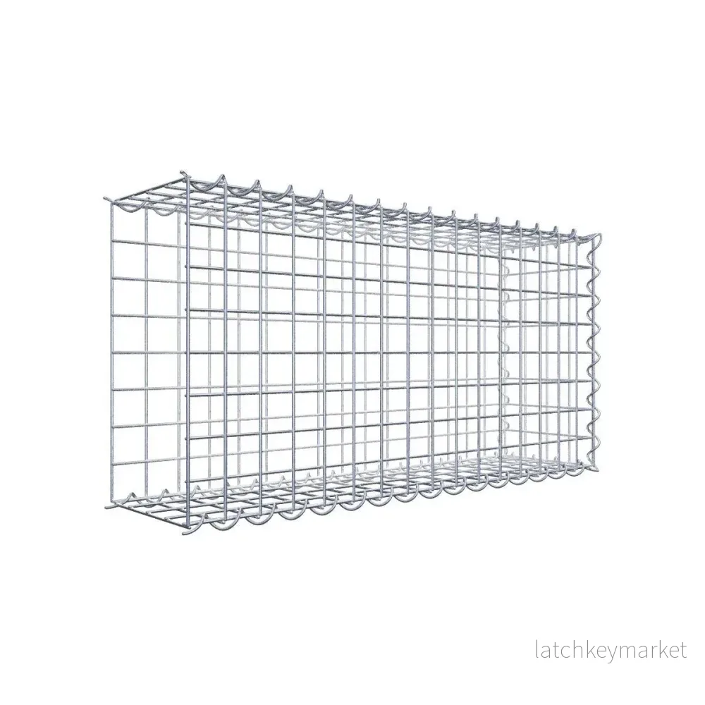 Extra gabion typ 2 80 cm x 40 cm x 20 cm (L x H x D), maskstorlek 5 cm x 5 cm, spiral Extra gabion typ 2 80 cm x 40 cm x 20 cm (L x H x D), maskstorlek 5 cm x 5 cm, spiral