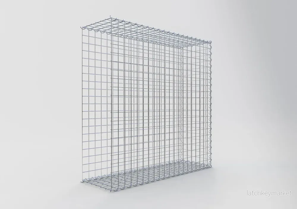 Extra gabion typ 2 100 cm x 100 cm x 30 cm (L x H x D), maskstorlek 5 cm x 5 cm, spiral - Bild 2
