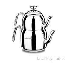 Korkmaz Droppa Mega Teapot Set A058 Korkmaz Droppa Mega Teapot Set A058