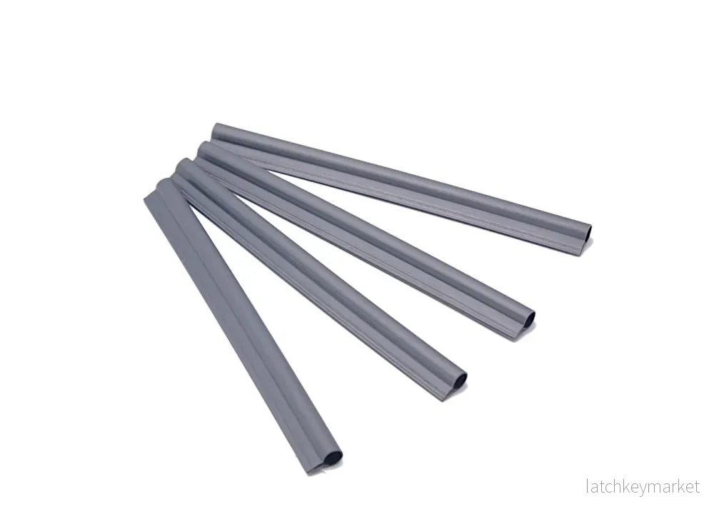 2x fästklämmor för avskärmningslister antracit MW 5 x 10 cm 2x fästklämmor för avskärmningslister antracit MW 5 x 10 cm