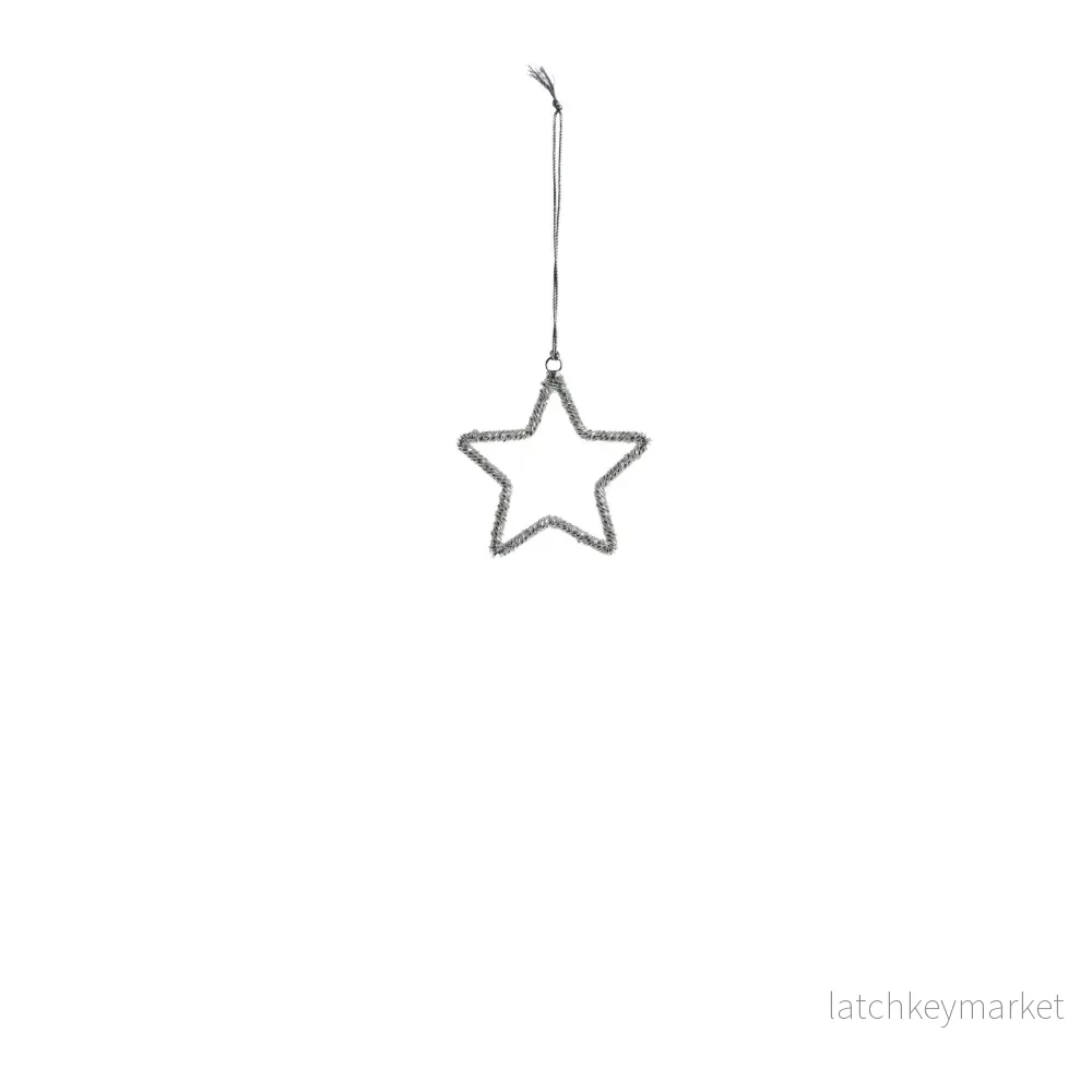 Ane ornament H cm. silver Ane ornament H cm. silver