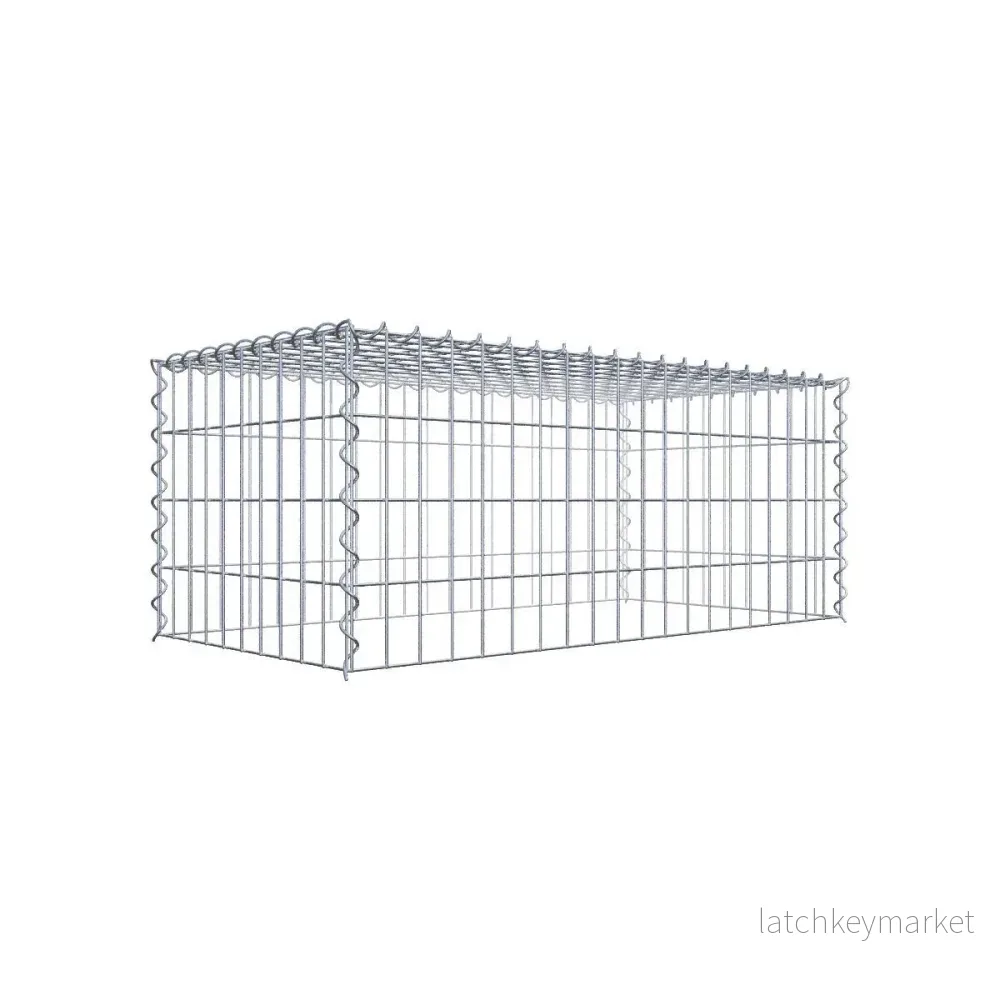 Extra gabion typ 3 100 cm x 40 cm x 50 cm (L x H x D), maskstorlek 5 cm x 10 cm, spiral Extra gabion typ 3 100 cm x 40 cm x 50 cm (L x H x D), maskstorlek 5 cm x 10 cm, spiral