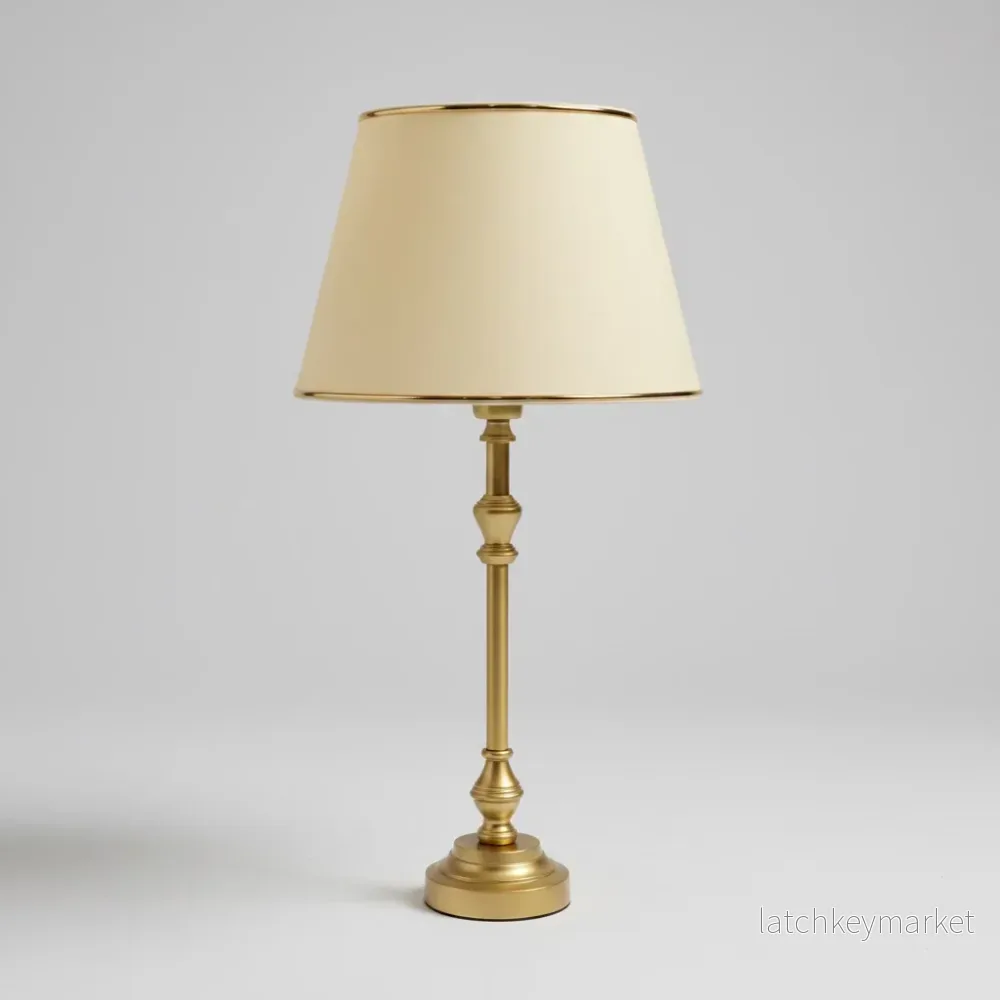 Lampfot Nelly Låg Borstad mässing H39 cm Lampfot Nelly Låg Borstad mässing H39 cm