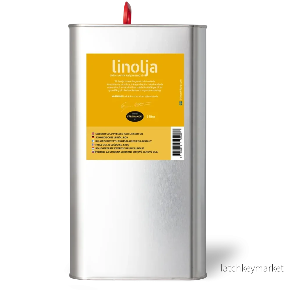 Rå Linolja kallpressad 5L Rå Linolja kallpressad 5L