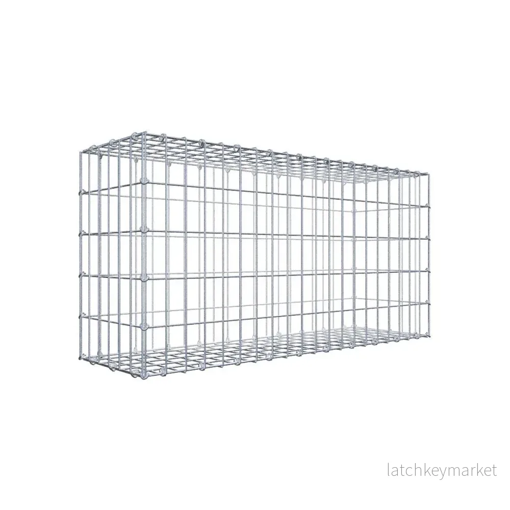 Gabion 100 cm x 50 cm x 30 cm (L x H x D), maskstorlek 5 cm x 10 cm, C-ring Gabion 100 cm x 50 cm x 30 cm (L x H x D), maskstorlek 5 cm x 10 cm, C-ring