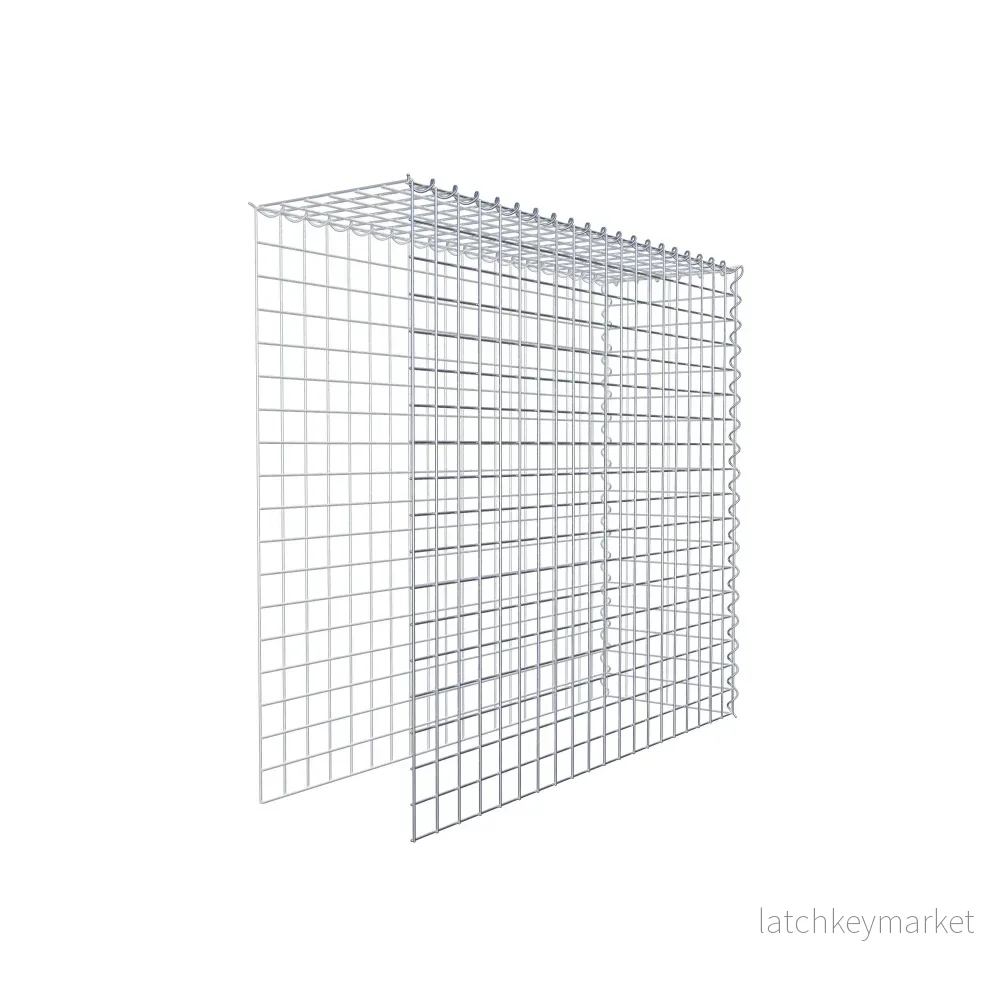 Påväxt gabion typ 4 100 cm x 90 cm x 30 cm (L x H x D), maskstorlek 5 cm x 5 cm, spiral - Bild 3