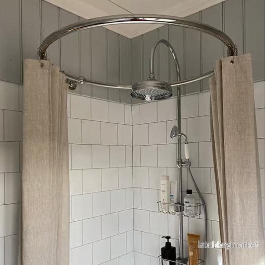 Ringar till duschdraperi rostfritt stål - Bild 2