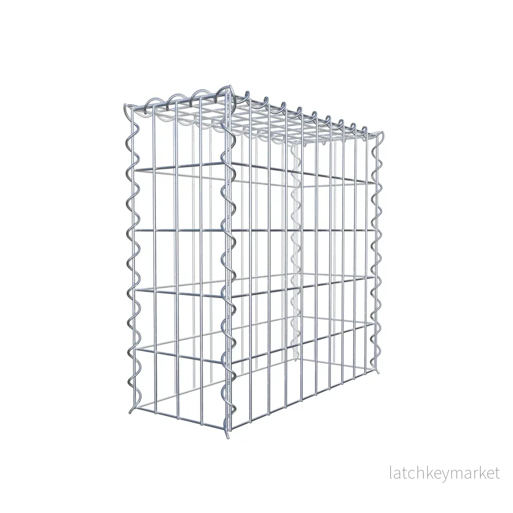 Påväxt gabion typ 3 50 cm x 50 cm x 20 cm (L x H x D), maskstorlek 5 cm x 10 cm, spiral - Bild 3