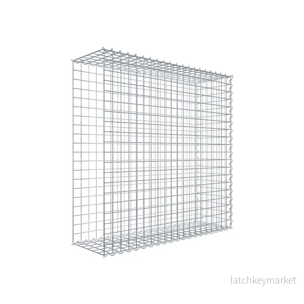 Extra gabion typ 2 100 cm x 100 cm x 30 cm (L x H x D), maskstorlek 5 cm x 5 cm, spiral Extra gabion typ 2 100 cm x 100 cm x 30 cm (L x H x D), maskstorlek 5 cm x 5 cm, spiral