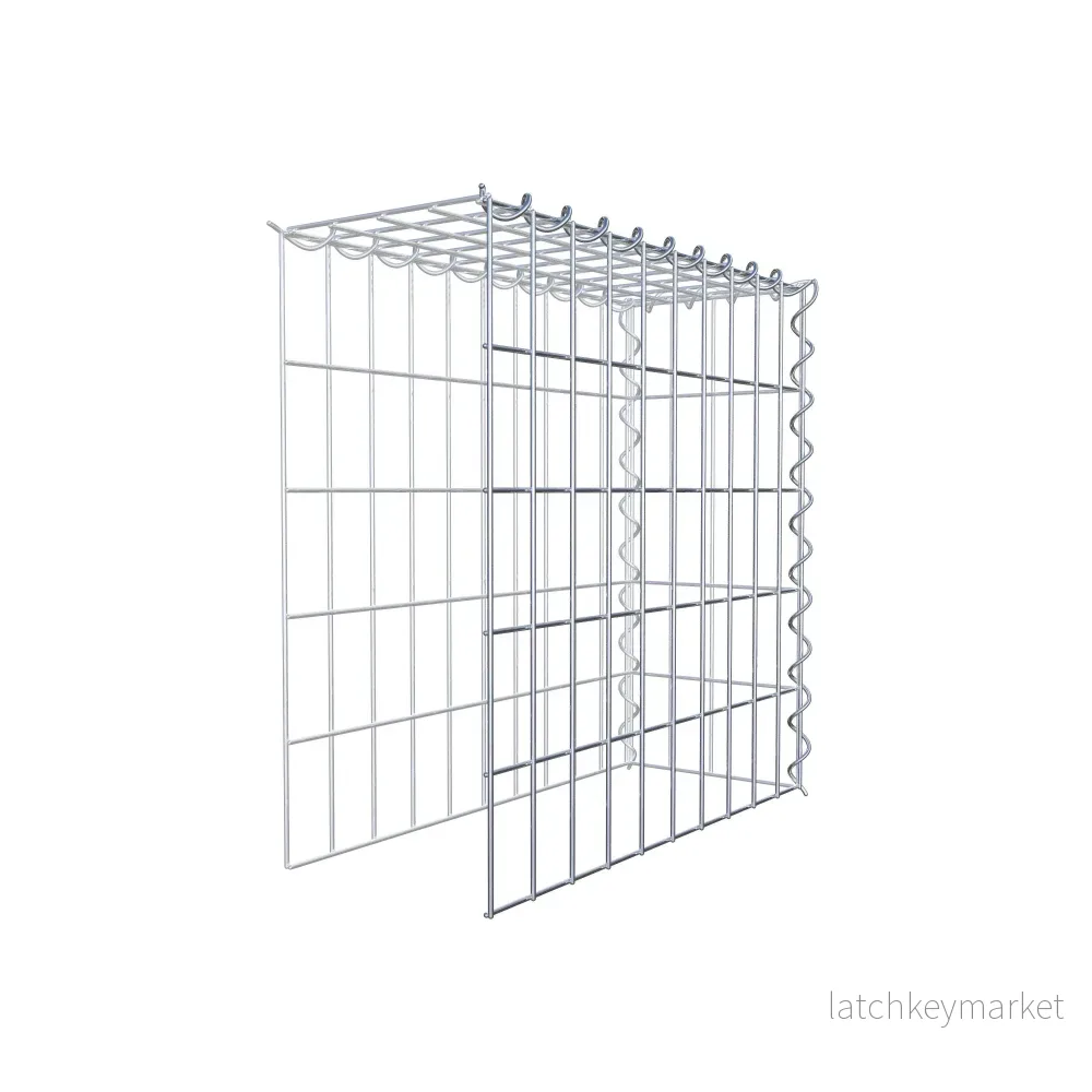 Påväxt gabion typ 4 50 cm x 50 cm x 20 cm (L x H x D), maskstorlek 5 cm x 10 cm, spiral - Bild 3