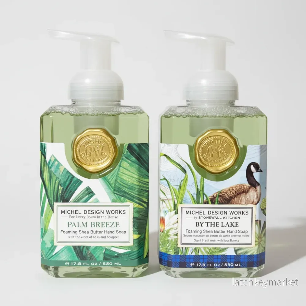 Skumtvål Palm Breeze & By The Lake – MICHEL DESIGN WORKS (2-pack) Skumtvål Palm Breeze & By The Lake – MICHEL DESIGN WORKS (2-pack)