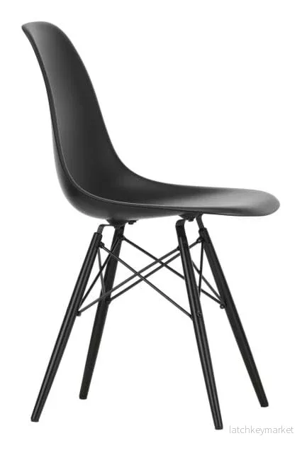 Eames Plastic Side Chair RE DSW - Black Maple - Bild 2