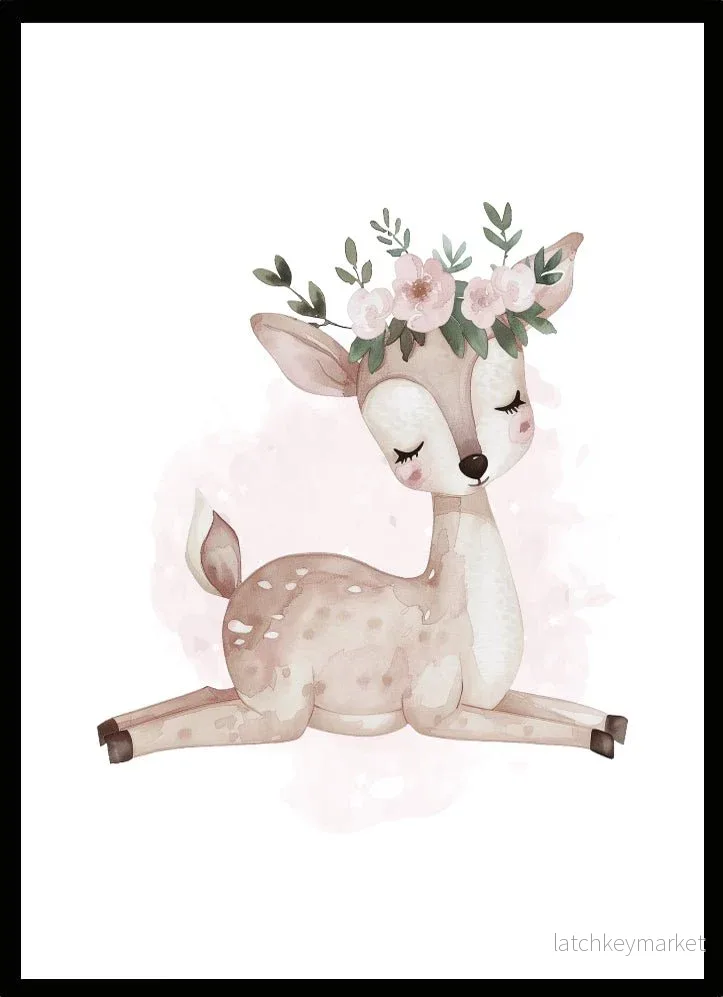 Barntavla Fairy deer