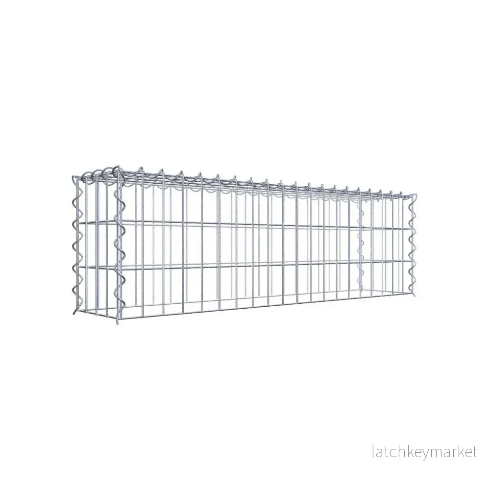 Påväxt gabion typ 3 100 cm x 30 cm x 20 cm (L x H x D), maskstorlek 5 cm x 10 cm, spiral Påväxt gabion typ 3 100 cm x 30 cm x 20 cm (L x H x D), maskstorlek 5 cm x 10 cm, spiral