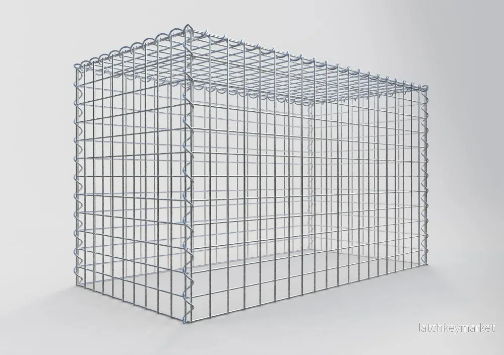 Extra gabion typ 3 100 cm x 60 cm x 50 cm (L x H x D), maskstorlek 5 cm x 5 cm, spiral - Bild 2