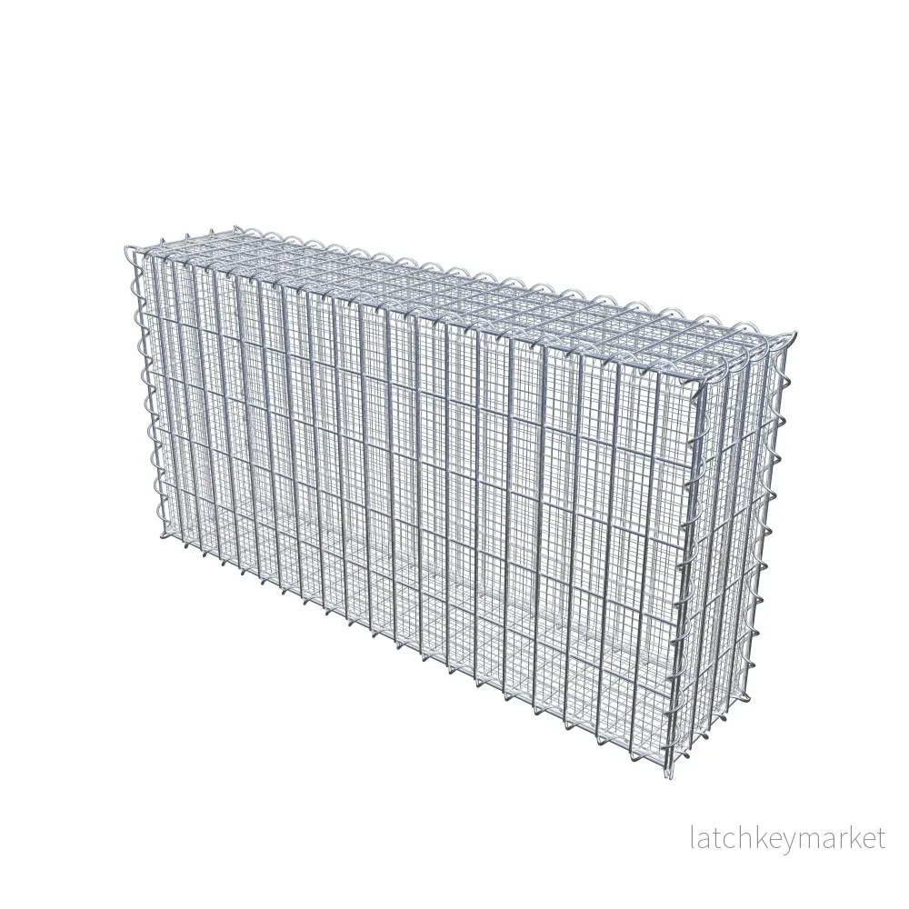 Sandgabion 100 cm x 50 cm x 20 cm (L x H x D), maskstorlek 5 cm x 10 cm, spiral - Bild 2