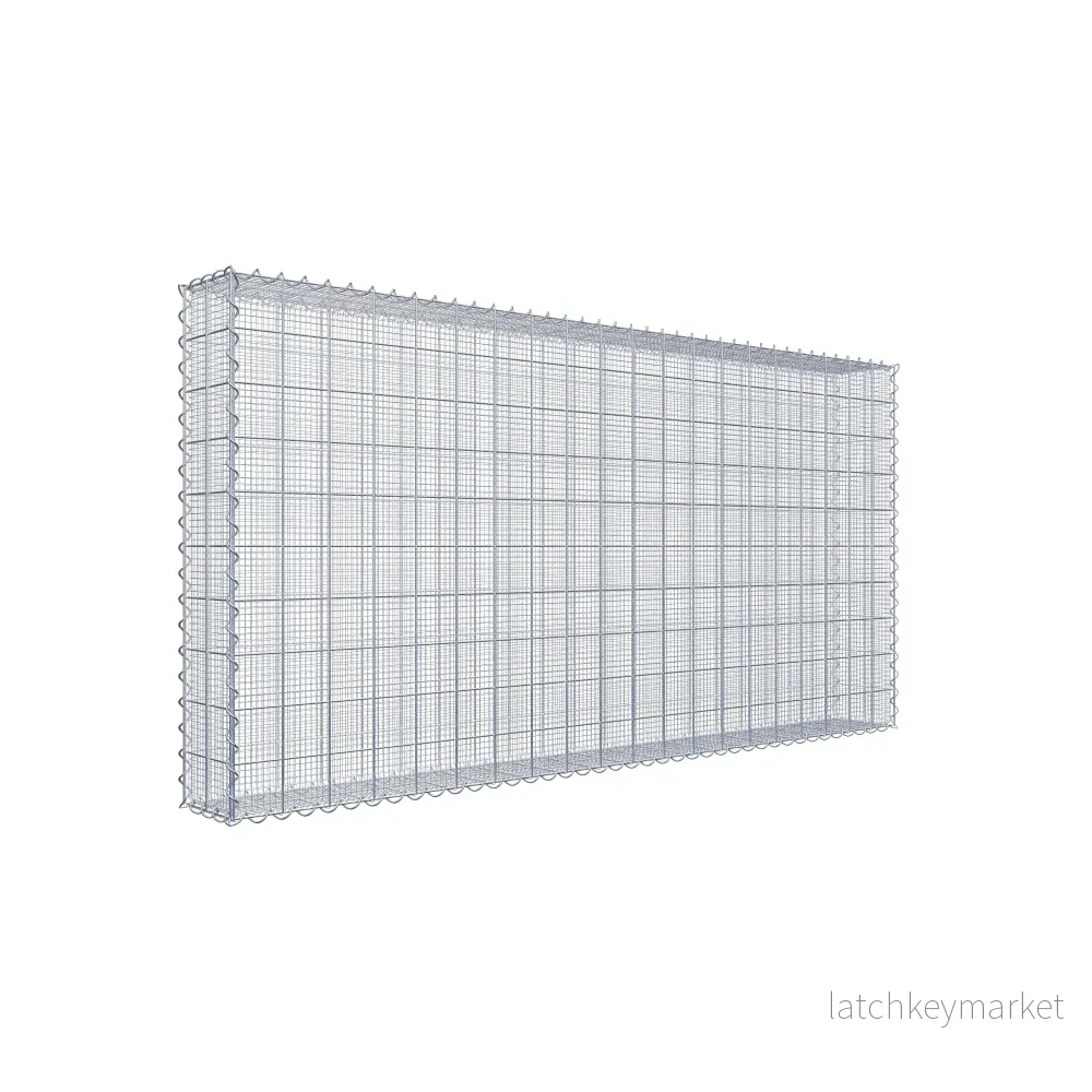 Sandgabion 200 cm x 100 cm x 20 cm (L x H x D), maskstorlek 10 cm x 10 cm, spiral Sandgabion 200 cm x 100 cm x 20 cm (L x H x D), maskstorlek 10 cm x 10 cm, spiral