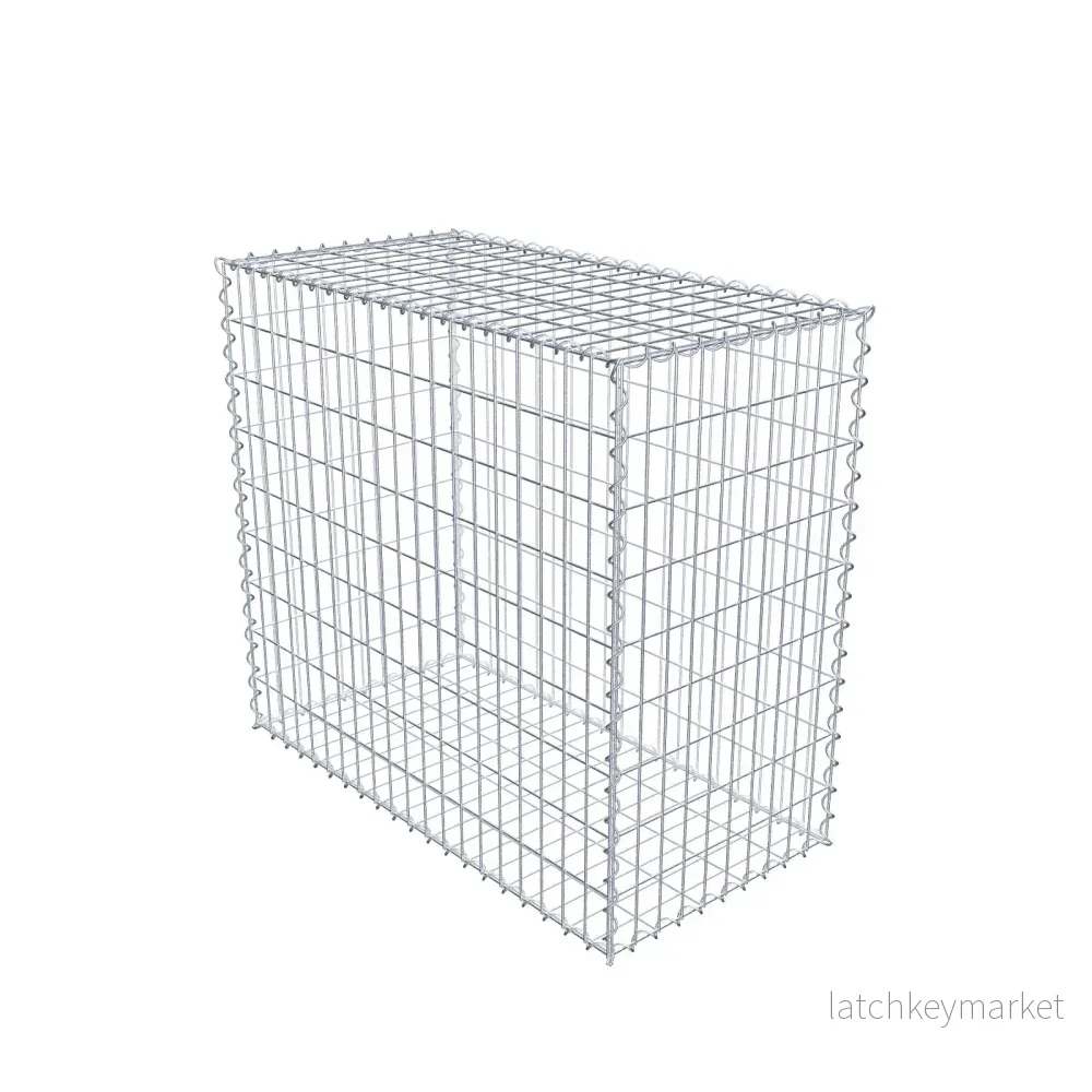 Gabion 100 cm x 90 cm x 50 cm (L x H x D), maskstorlek 5 cm x 10 cm, spiral Gabion 100 cm x 90 cm x 50 cm (L x H x D), maskstorlek 5 cm x 10 cm, spiral