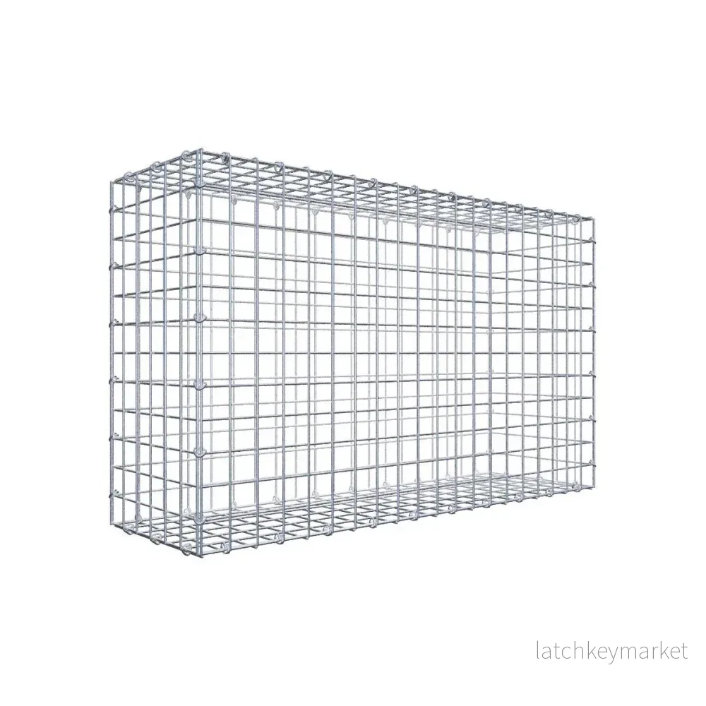Gabion 100 cm x 60 cm x 30 cm (L x H x D), maskstorlek 5 cm x 5 cm, C-ring Gabion 100 cm x 60 cm x 30 cm (L x H x D), maskstorlek 5 cm x 5 cm, C-ring