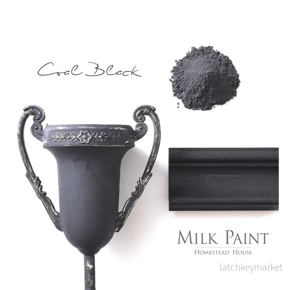 Milk paint Coal Black – Homestead House Milk paint Coal Black – Homestead House